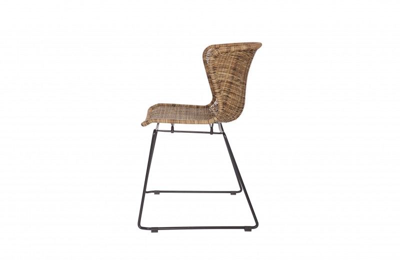 WINGS CHAIR NATUR POLY RATTAN OUTDOOR - CHAIRS, STOOLS